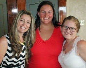 Me, my pal Brandy and my real-life BFF Jen :)