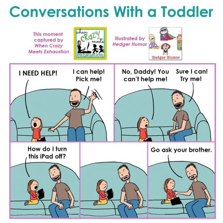 Funny conversations with a toddler