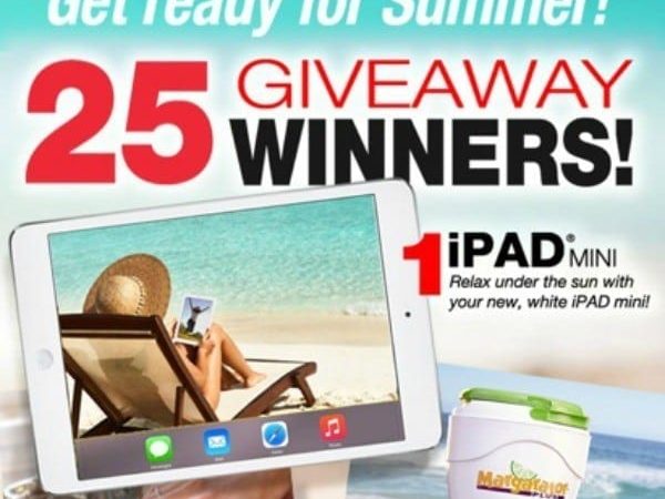 If you suffer from dry, cracked heels, the 'Get Ready for Summer Giveaway' is for you! Enter today for your chance to win an iPad Mini, a Skoother Skin Smoother to help cure your cracked heels, or a Margarator giant party blender. With 25 prizes to be won, you don't want to miss out!